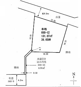 区画図：区画図