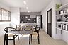 リビング/ダイニング：リビング　約18.25帖　シンプルモダンスタイル例　※家具等一部CGです