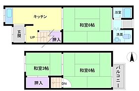 南住吉福田貸家  ｜ 大阪府大阪市住吉区南住吉3丁目14-14（賃貸テラスハウス3DK・1階・42.97㎡） その2