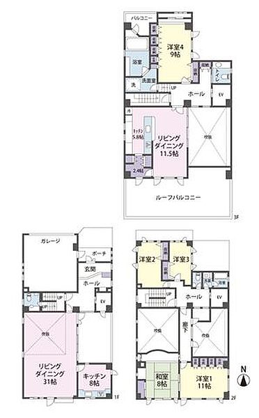 間取りを拡大表示
