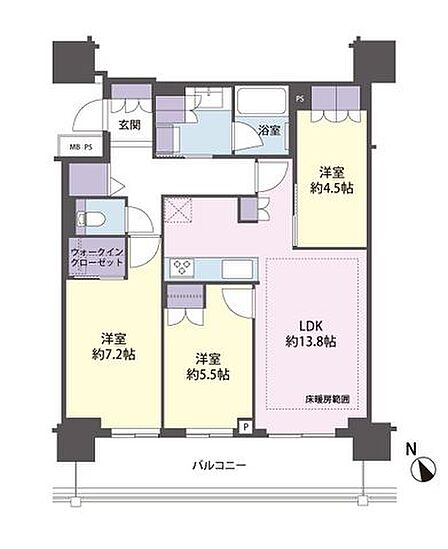 間取り図です。