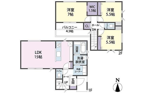 間取りを拡大表示