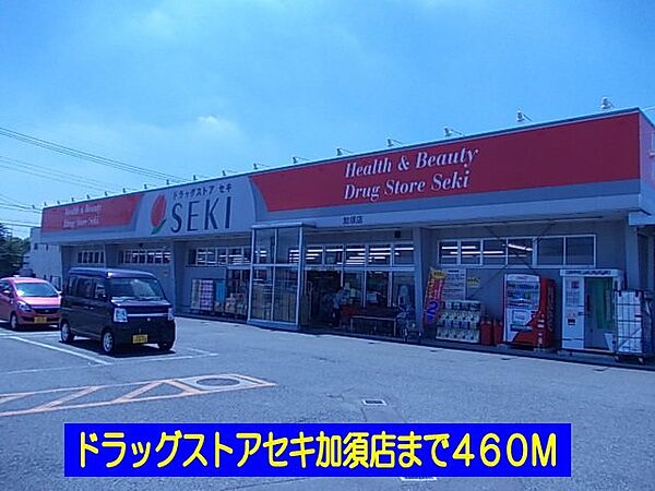 画像18:ドラッグストアセキ加須店まで460m