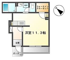 埼玉県鴻巣市箕田（賃貸アパート1R・1階・32.12㎡） その2