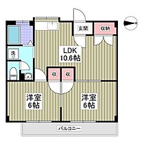 筑波レジデンス 105 ｜ 埼玉県鴻巣市筑波2丁目6番21号（賃貸マンション2LDK・1階・47.80㎡） その2