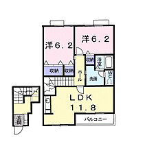 埼玉県行田市富士見町2丁目33-5（賃貸アパート2LDK・2階・64.43㎡） その2