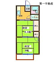 サンライフ・アイF　JR加古川線 201 ｜ 兵庫県加東市喜田2丁目13-2（賃貸アパート2K・2階・30.70㎡） その2