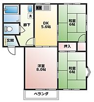 埼玉県羽生市東5丁目（賃貸アパート3DK・1階・54.81㎡） その2