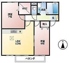 岐阜県大垣市大井2丁目（賃貸アパート2LDK・1階・60.93㎡） その2