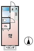 岐阜県大垣市枝郷5丁目（賃貸アパート1R・2階・18.80㎡） その2