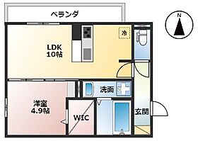 岐阜県大垣市築捨町2丁目389-2（賃貸アパート1LDK・3階・37.80㎡） その2