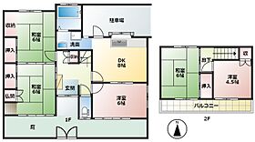 岐阜県養老郡養老町蛇持（賃貸一戸建5DK・1階・88.18㎡） その2