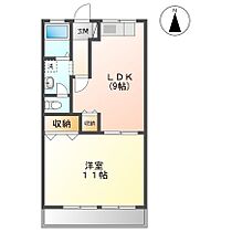 岐阜県大垣市上面4丁目（賃貸アパート1LDK・1階・44.55㎡） その2