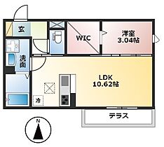 岐阜県大垣市林町1丁目（賃貸アパート1LDK・1階・35.60㎡） その2