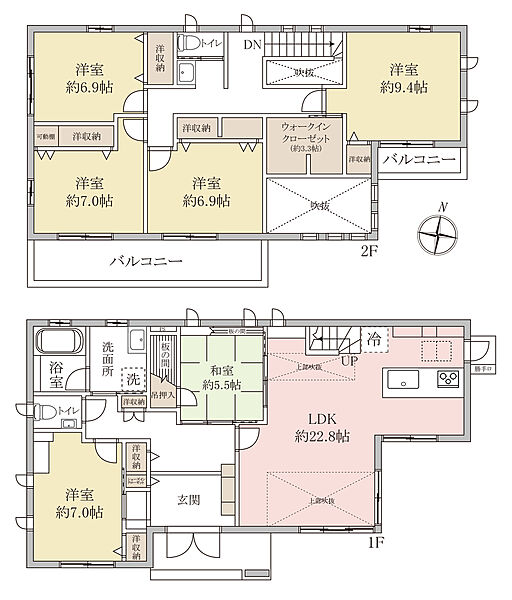 間取りを拡大表示