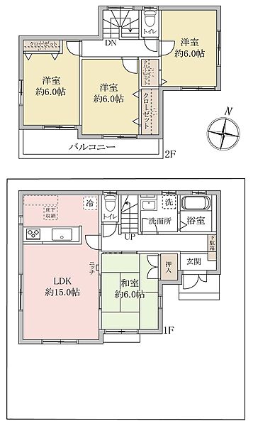 間取りを拡大表示