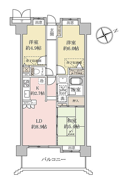 間取りを拡大表示