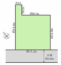 越谷市千間台東2丁目 土地
