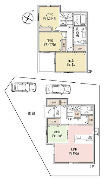 間取りを拡大表示