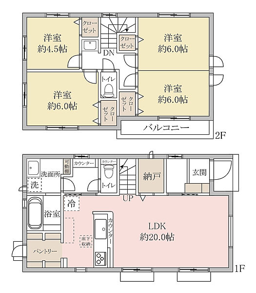 間取りを拡大表示