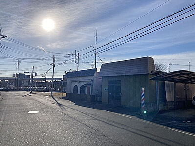 外観：閑静な住宅街・建築条件なし！