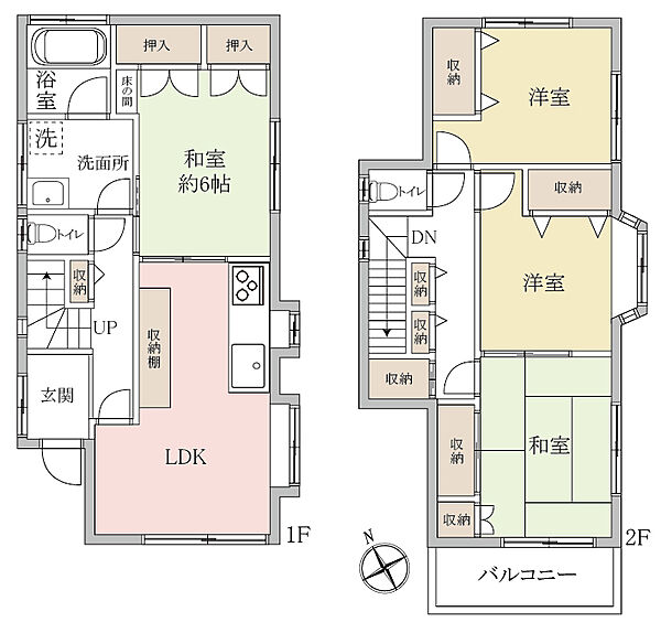 間取りを拡大表示