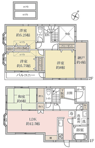 間取りを拡大表示
