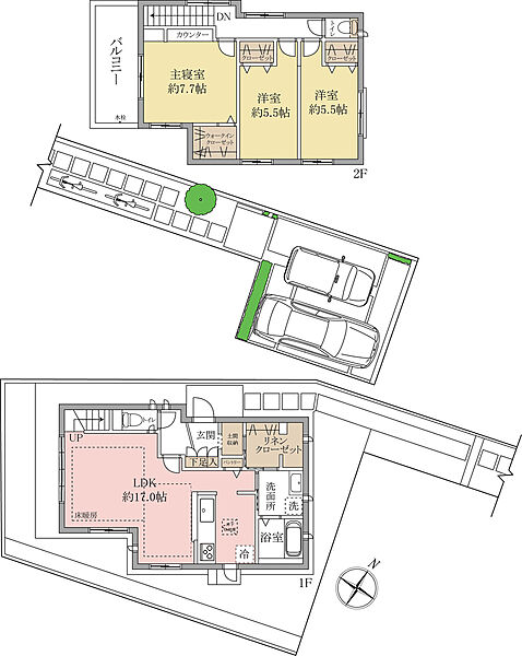 間取りを拡大表示