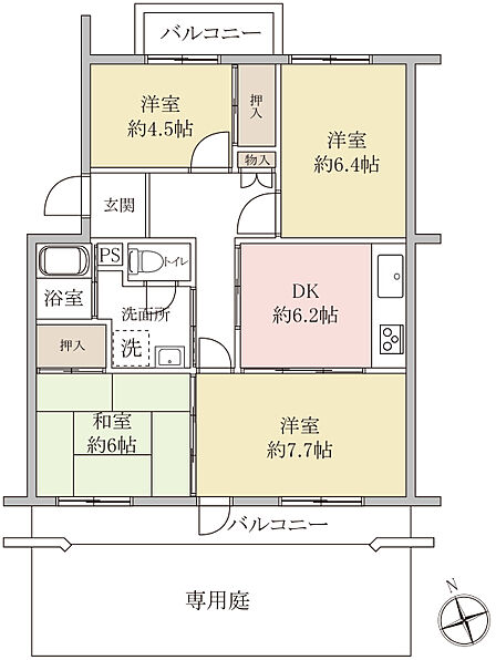 4DK 間取り