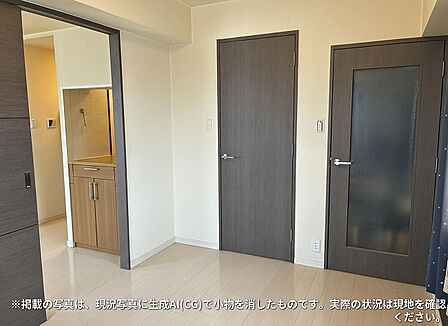 ※掲載の室内写真は、生成AI(CG)で家具・小物を消したものとなります。実際の室内状況は現地を確認ください