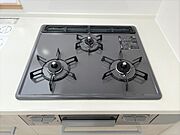 3口コンロ。《2026年3月撮影》