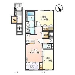 仮)秋保新築アパート(1期) 2階