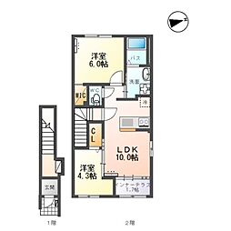 美田園1丁目新築アパート新築工事 2階/206