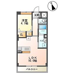 仙台市太白区柳生2丁目マンション 1LDKの間取図画像