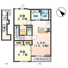 物件の間取り