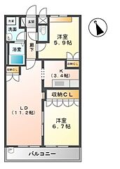 物件の間取り