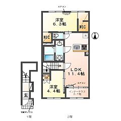 物件の間取り