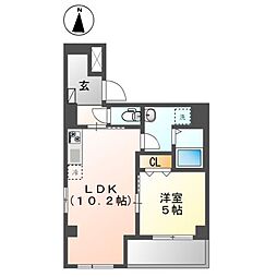 墨田区太平1丁目マンション 1LDKの間取図画像