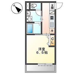 A.C.Grandage 1Kの間取図画像