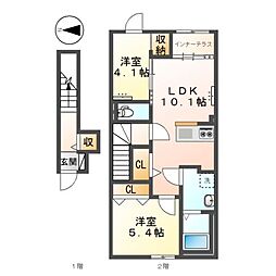 仮）八王子市大谷町アパート新築工事 2階/206