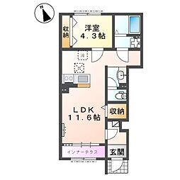 エルマ 1LDKの間取図画像