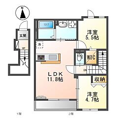 物件の間取り