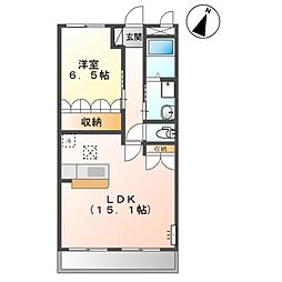 グランチェスタ1 1LDKの間取図画像