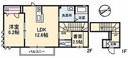 アルトピアーノ京山 1SLDKの間取図画像