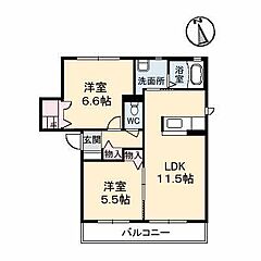 物件の間取り