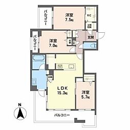 クロムノワール(BELS認証) 3LDKの間取図画像