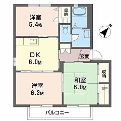 物件の間取り