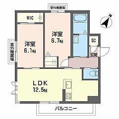 物件の間取り
