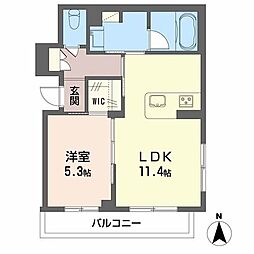 アイ・ヴィラ 1LDKの間取図画像