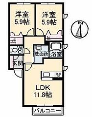 物件の間取り